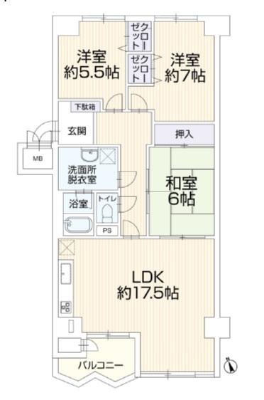 嵐山ロイアルハイツ３号棟